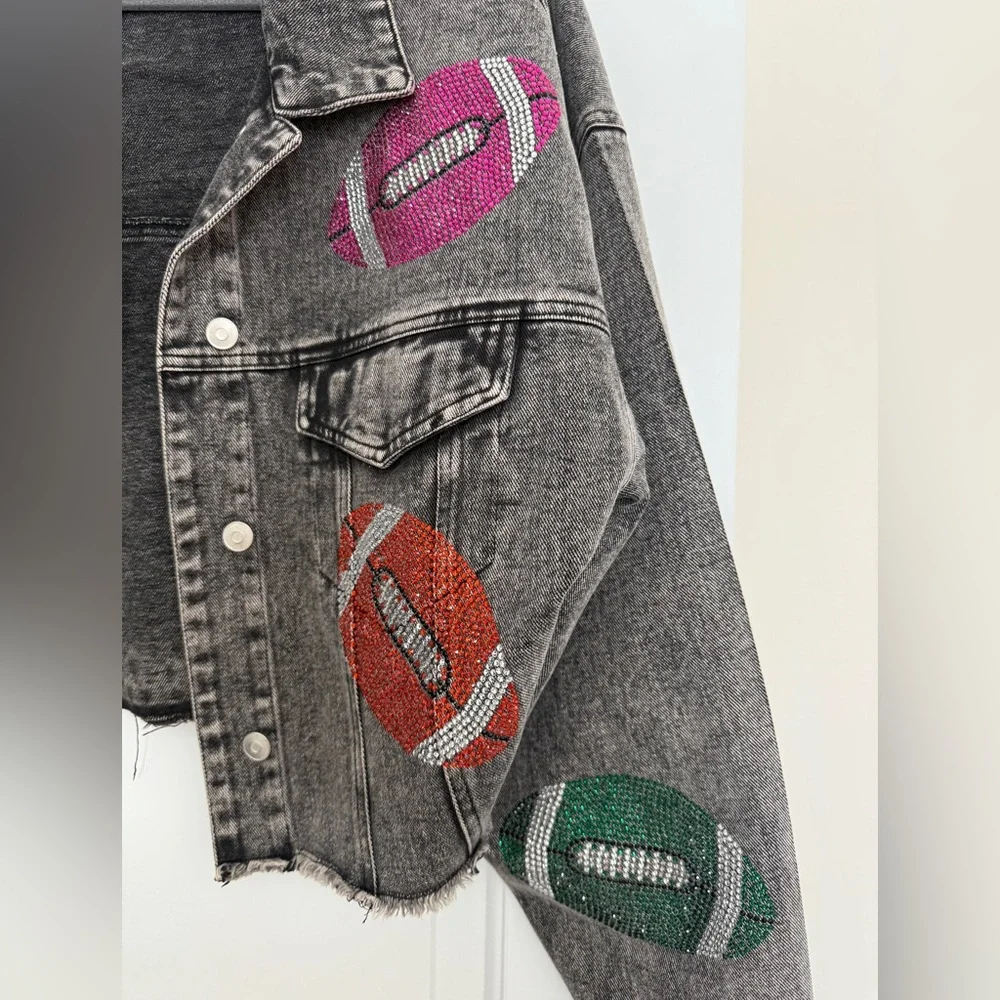 Peach Love California Gray Tweed Jacket - Picture 2 of 6